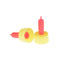 5pcs Drink Bottle Nipple Teat Lamb Feed Kid Pet Pup Orphan Soft Ewe Goat Shee Kw