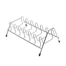 Home Stainless Steel Vertical Dish Bowl Drying Rack Water Drain Storage Hol C5I4