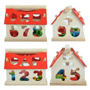Wooden Toys House Number Kids Children Early Educational Intellectual Best O0R2