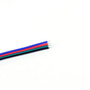 1pc 50cm 4pin red male flat connecting wire for rgb 3528 5050 led strip light JR