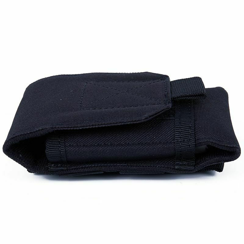 Outdoor Camping Hiking Phone Bag Bag Hook Loop Belt Pouch Nylon Mobile Case S5A7