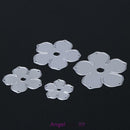 4pcs Metal Flowers DIY Cutting Dies Die Cut Stencil Decorative Scrapbooking