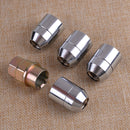 Security Wheel Iron Lug Nut 1X Key + 4 Locks Anti Theft Lock M12 x 1.5 Universal