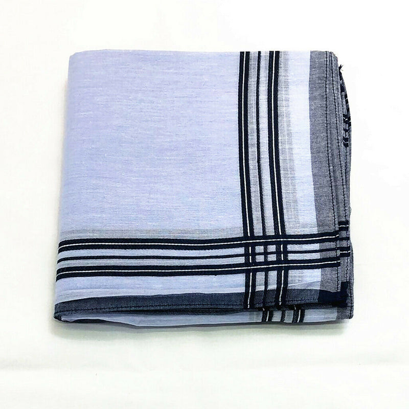 12x Pure Cotton Handkerchiefs Men Women Soft Hanky Bridal Hankies Formal