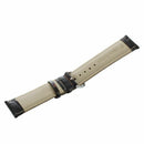 22mm Dark Brown Veritable Leather Bracelet with Buckle to Watch O4Q7