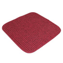 Grain Chaff Square Chair Seat Cushion No-slip Chair Pad Dining Rocking Red