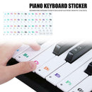 37/49/61/88 Keys Electronic Organ Scale Decals Piano Keyboard Stickers