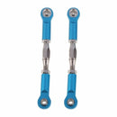 2Pcs Aluminum 166017 Steering Linkage Upgrade Parts for 1:10 HSP RC Car Blue Y9P