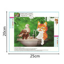 DIY Diamond Painting Cat Cross Stitch Rhinestone Embroidery Mosaic Kit