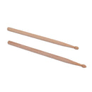1Pair Lightweight Music Children Maple Wood Oval Tip Drum Sticks Accessories3C