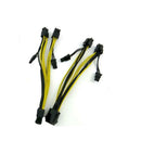 10 Pieces PCI Express 8pin to Dual 8pin Motherboard Graphics Power Extension