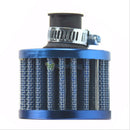 12mm Blue Car Motor Clean Fresh Air Cold Air Intake Filter Turbo Vent Crankcase