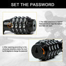 Steel Motorcycle Helmet PIN Motorbike Wire Telescopic Scooter Lock Anti-theft