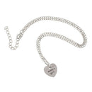 2 Pcs Family Love Father Daughter Little Heart Joint Pendant Necklace Set B