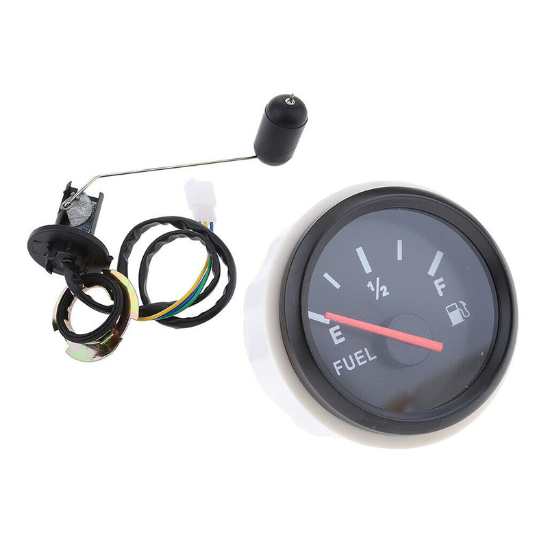 1 Set 2 " LED Display Car Boat Pointer Fuel Level Gauge Meter Sensor E-1/2-F