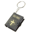 Bible Key Ring in English Christian Gift Sunday School Black O5Z7