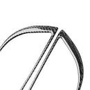 Carbon Fiber Front Rear Fog Lamp Cover Trim Frames for Land Cruiser Prado 03-09