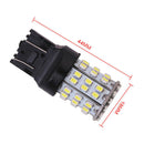 2X T20 W21W 7443 7440 LED 64-SMD 1206 Tail Stop Brake Light Bulb Lamp Wh lj