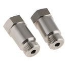 2 Pieces Stainless Steel M18*1.5mm O2 Oxygen Sensor Bung Extension Adapter