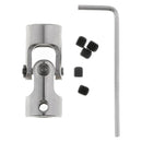 Single Chrome Universal Steering Shaft U Joint Coupler