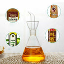 Olive Oil Dispenser Oil Bottle Glass with No Drip Bottle Spout Oil Pourer D
