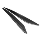 1Pair Carbon Fiber Headlight Eyebrows Cover head light lamp Eyelids Trim De