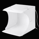 Double LED Light Room Photo Studio Photography Lighting Tent Backdrop Cube Bo Ew