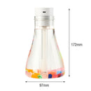 500ml Wishing Bottle Humidifier Air Purifier Essential Oil Diffuser (White) A