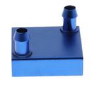 Aluminum Water Cooling Block CPU Graphics Heat Sink 40 x 40mm Radiators Up