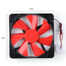 140mm 4 Pin Speed Adjustable Silent PC Case Cooling Fan CPU Cooler Fan 12V