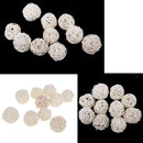 30Pcs 5 Cm Decorative Wicker Rattan Balls Wedding Flower Arrangement