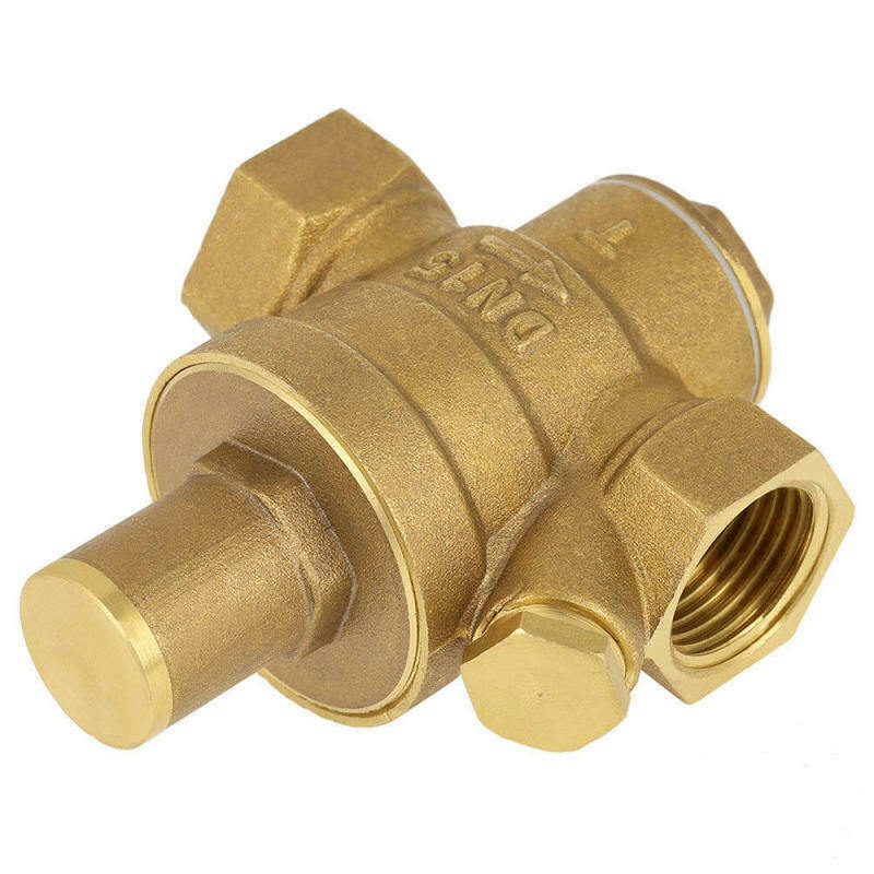 1Pcs Adjustable Brass Water Pressure Reducing Valve Regulator Reducer 1/2 ZMB
