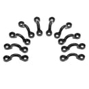 10 Pieces Nylon Bungee Deck Loops Tie Down Pad Eyes + 20 Pieces Tri-grip