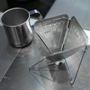 Folding Coffee Drip Portable Travel Stainless Steel Coffee Filter Stand EKU NUL