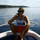 Pocket Hip Flask 8 Oz with Funnel Stainless Steel with Black Leather Wrappe