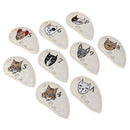 9 Pcs Portable Golf Club Headcovers Cute Cartoon Cat Pattern PU Waterproof C Kw