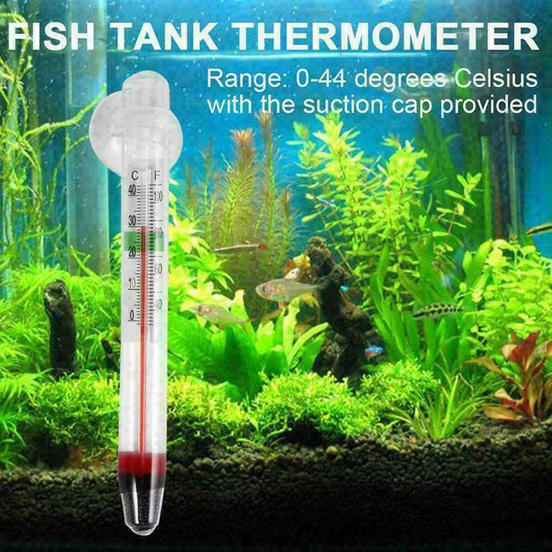Fish Tank Aquarium Reptile Box Aquarium Glass Thermometer Quality N1W0 Acce G1H8