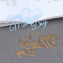 Happy Mother's Day Cutting Die Stencil Embossing DIY Craft Album Card Decor