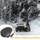 Fog Removal Car Air Heater Demister 12V Hot Warm Fan Defroster (Black)