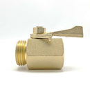3/4 Inch Garden Hose Water Pipe Connector Brass Valve Faucet Taps Splitter