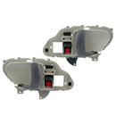 Door Handles Inside Interior Gray Lh & Rh Pair Set for Chevy Gmc Tahoe Yuko