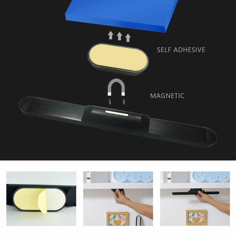 LED Cabinet Night Light Dormitory Reading Lamp Wall Stick-On Lamp USB Powered ST