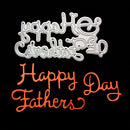 Happy Father Day Metal Cutting Dies for DIY Scrapbooking Album Cards Decor FT