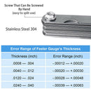 2 X Metric Stainless Steel Feeler Gauge And Fiddle Maker at