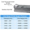 2 X Metric Stainless Steel Feeler Gauge And Fiddle Maker at