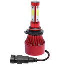 2x 4-Side 9005 HB3 High Low Beam LED Headlight Bulbs Conversion 2400W 360000%!