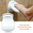 Shower Foot Rest Foot Pedal White Bathroom Shaving Grip Aid Stool Leg Mat L1R5