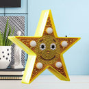 DIY Special Shape Drill Diamond Painting Star Light Embroidery Home Decor