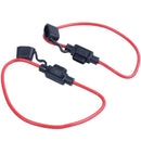 10pcs 14GA. ATM / MINI BLADE INLINE FUSE HOLDER CAR TRUCK BOAT RV COPPER WI