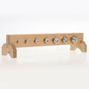 Wooden Montessori Practical Material Metal Bolts And Nuts With Wood Stand